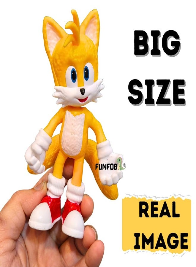 FUNFOB Game Cartoon Action Figure Height-15cm Collectible for Fans PVC Multicolour | So-nicc Orange Tail - Image 3